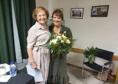 ICAFG - entrega do primeiro prémio e segunda menção honrosa a Manuela Miguens